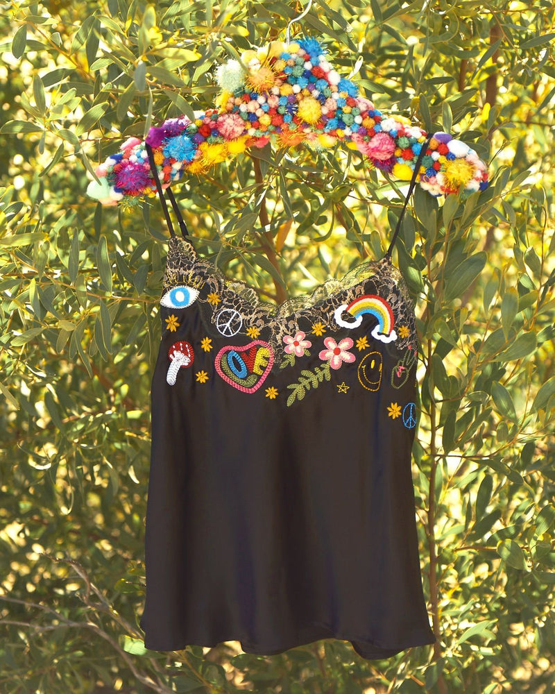 Peace, Love and, Happiness Silk Cami