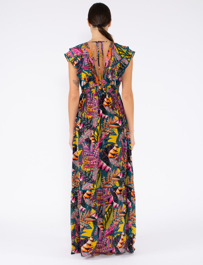 Taj Summer Foliage Dress