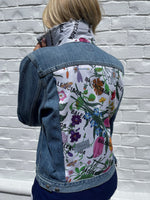 Revivify Denim Jacket Floral