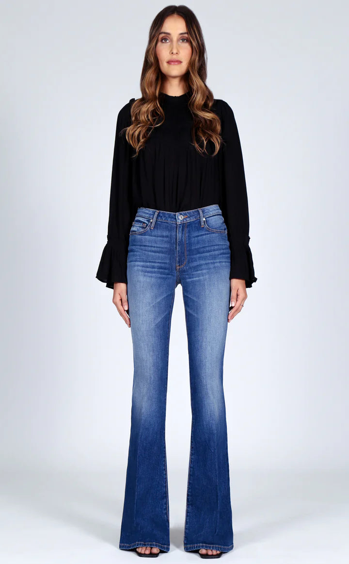 Black Orchid Mia Mid Rise Skinny Flare