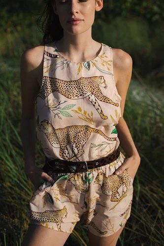 Las Surenas Cheetah Shorts