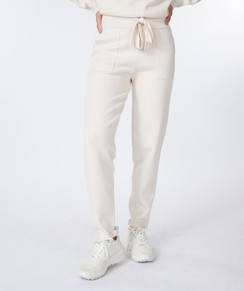 Ivory Sweater Knitted Jogger