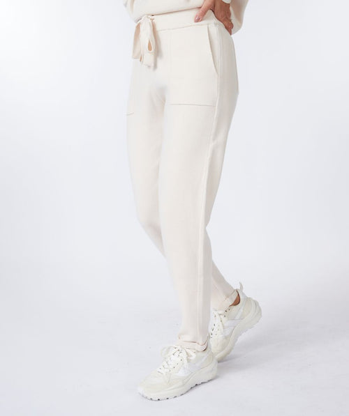 Ivory Sweater Knitted Jogger