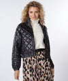 Black Quilted Puff Jacket