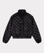 Black Quilted Puff Jacket