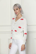 Ivory Lips Cardigan