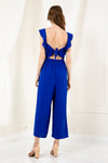 Royal Blue Ruffled Jumpsuit