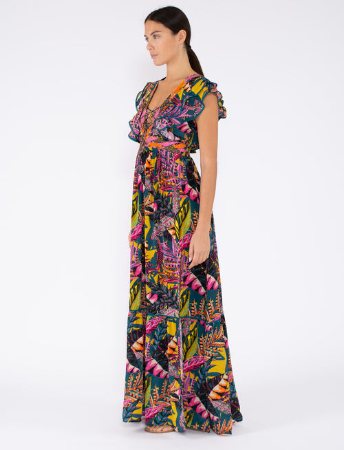 Taj Summer Foliage Dress