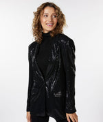 Esqualo Black Sequins Blazer