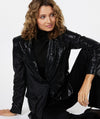 Esqualo Black Sequins Blazer